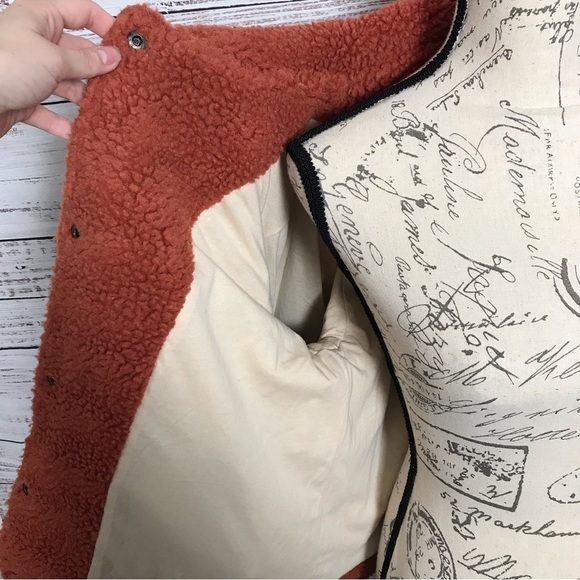 Emory Park color block teddy bear long sleeve size small popover full zip jacket - Picture 7 of 12